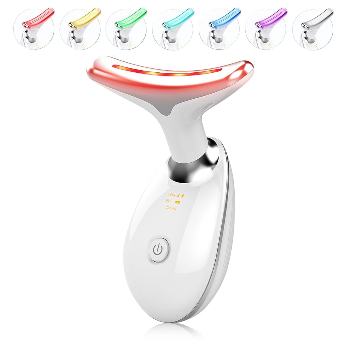 GlowLift Neck & Face LED Massager – 7 Color Light Therapy