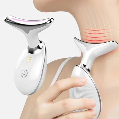 GlowLift Neck & Face LED Massager – 7 Color Light Therapy